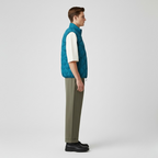 Quilted Sleeveless Zip Vest