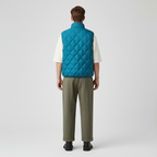 Quilted Sleeveless Zip Vest