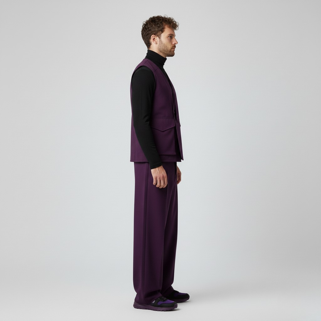 Asymmetric Tailored Vest