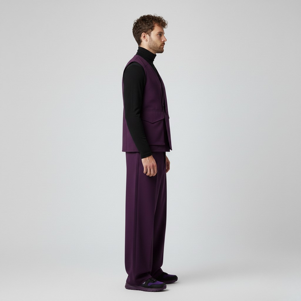 Asymmetric Tailored Vest