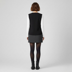 Asymmetric Zip Front Vest