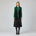 Velvet Sleeveless Blazer Vest
