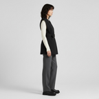 Belted Sleeveless Blazer Vest