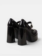 Women's Round Toe Platform Mary Jane Heels
