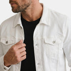Men’s Denim Jacket Slim Fit Casual Cotton Trucker Jacket SnugBubs Australia