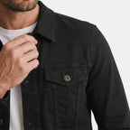 Men’s Denim Jacket Slim Fit Casual Cotton Trucker Jacket SnugBubs Australia