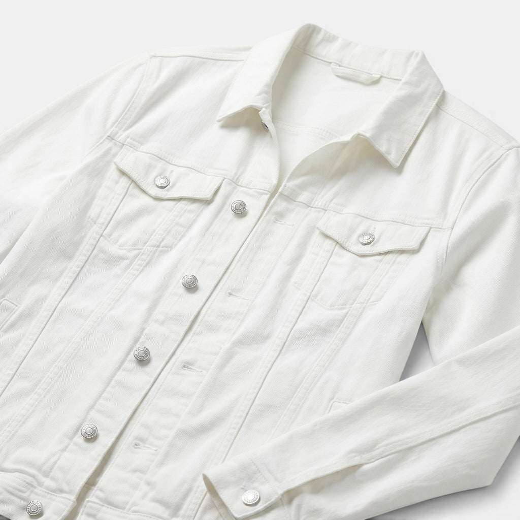 Men’s Denim Jacket Slim Fit Casual Cotton Trucker Jacket SnugBubs Australia