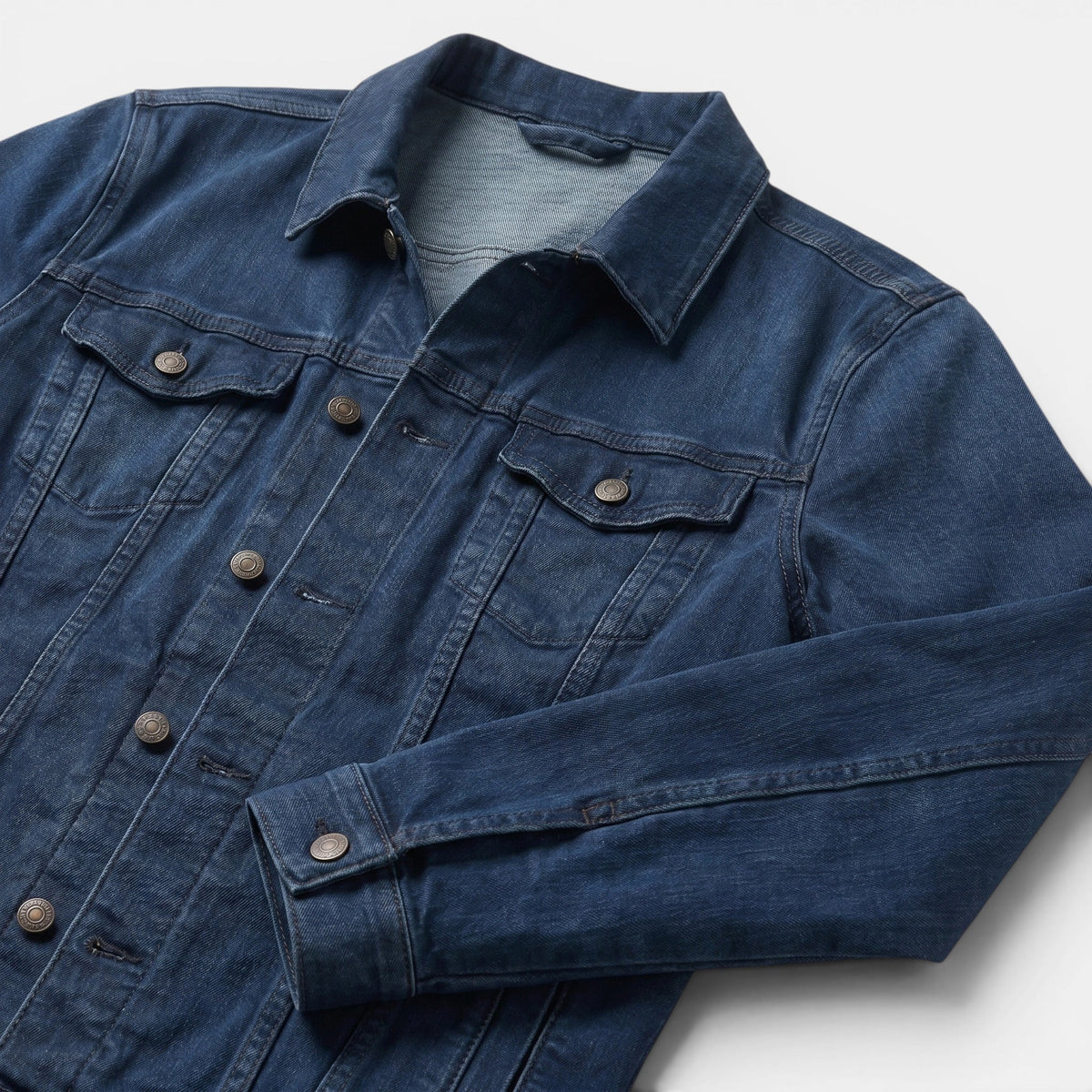 Men’s Denim Jacket Slim Fit Casual Cotton Trucker Jacket SnugBubs Australia