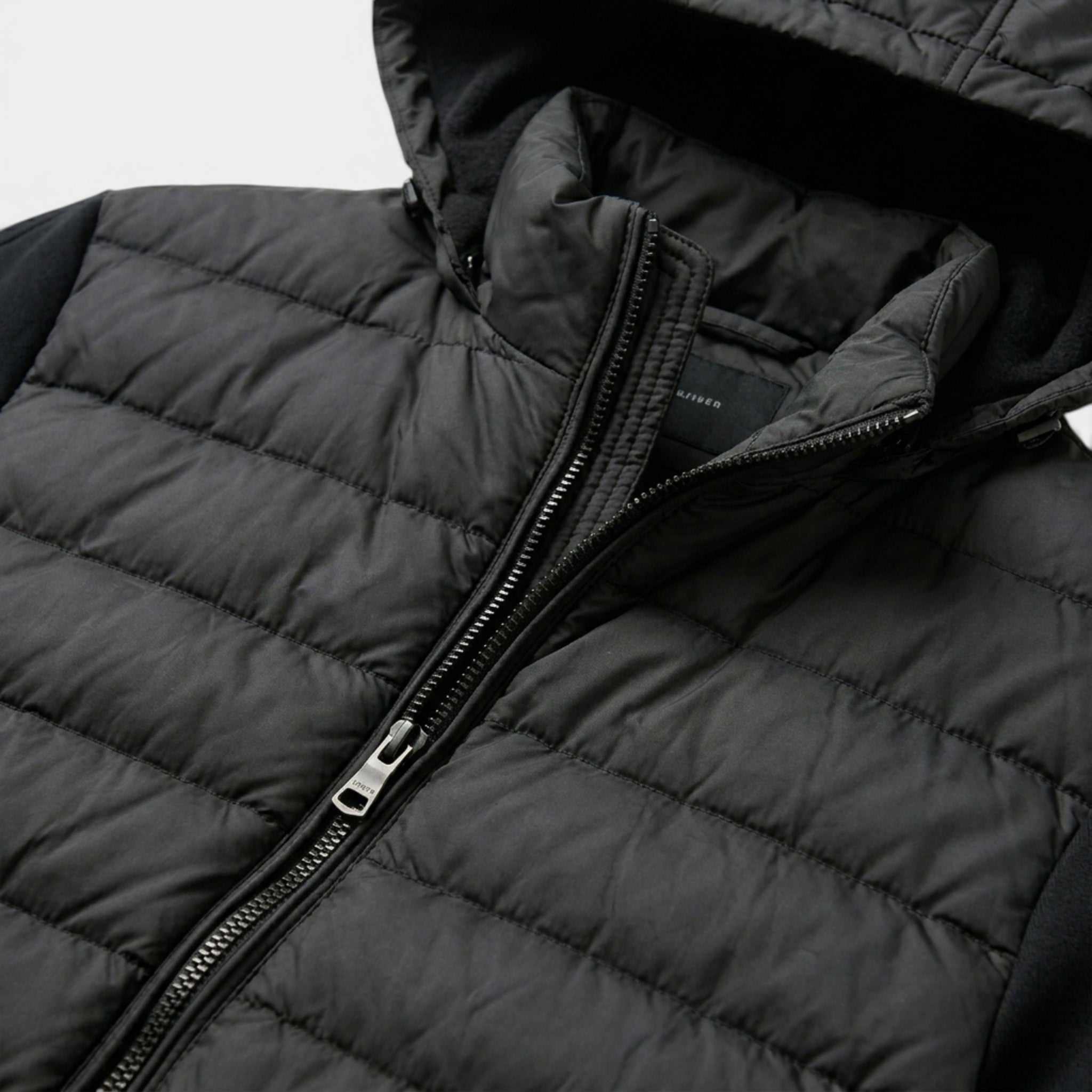 Men’s Hybrid Puffer Jacket Lightweight Hooded Winter Coat SnugBubs Australia