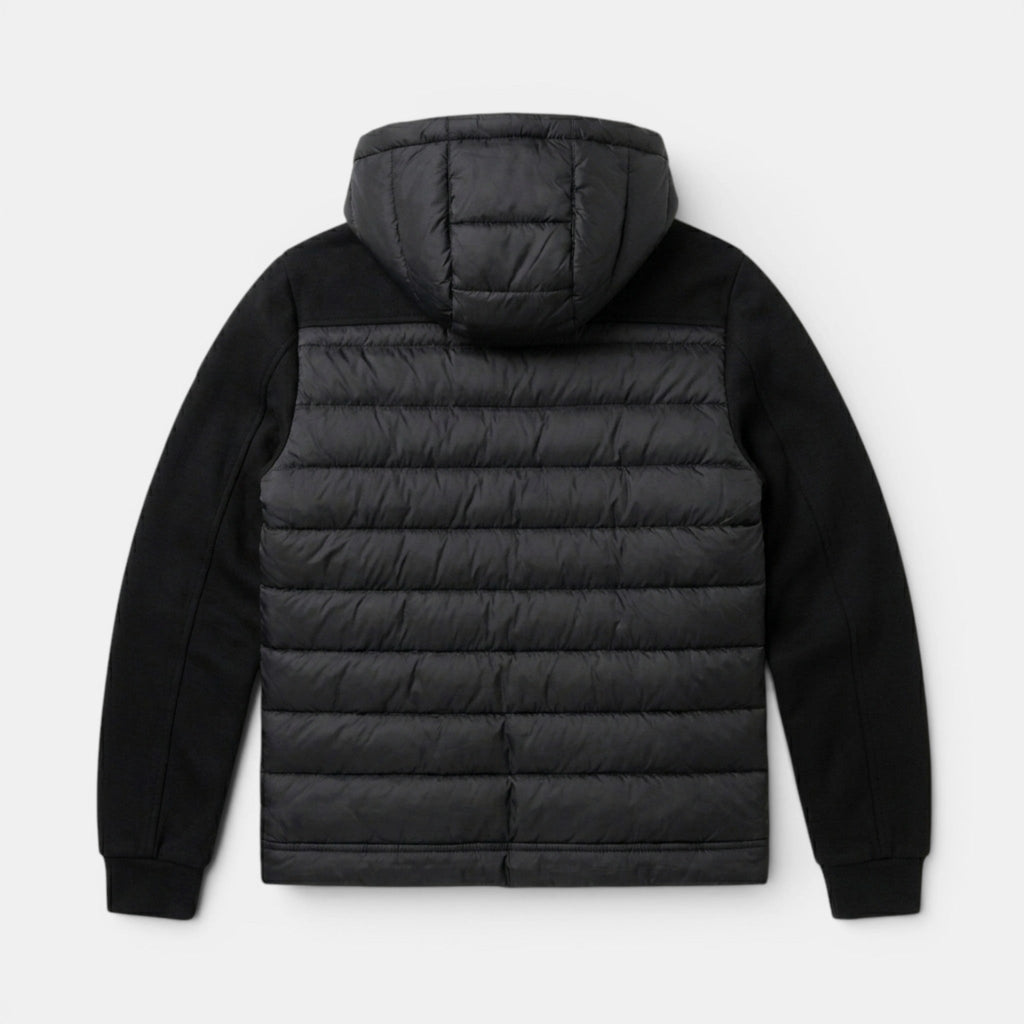 Men’s Hybrid Puffer Jacket Lightweight Hooded Winter Coat SnugBubs Australia