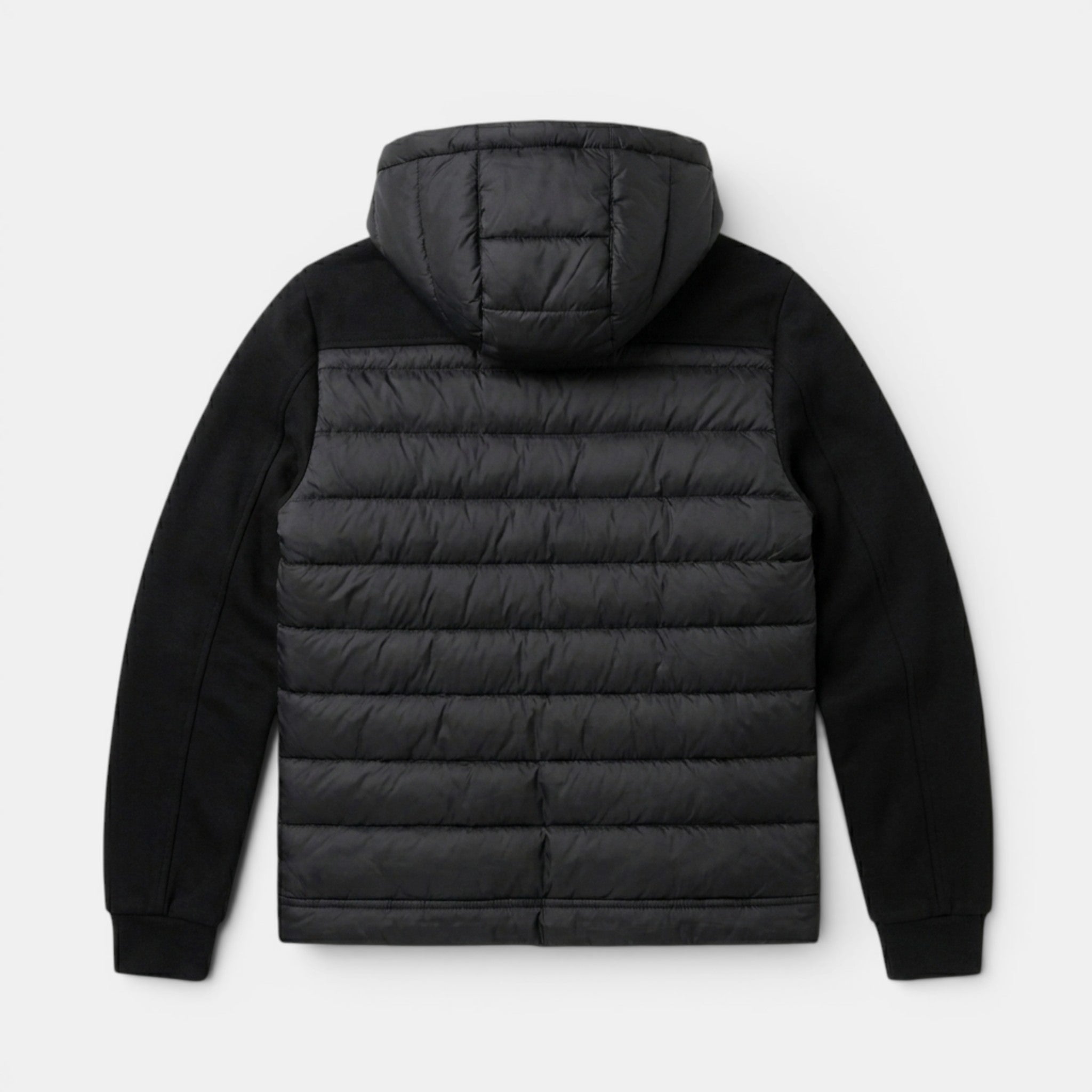 Men’s Hybrid Puffer Jacket Lightweight Hooded Winter Coat SnugBubs Australia