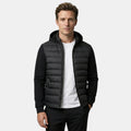 Men’s Hybrid Puffer Jacket Lightweight Hooded Winter Coat SnugBubs Australia