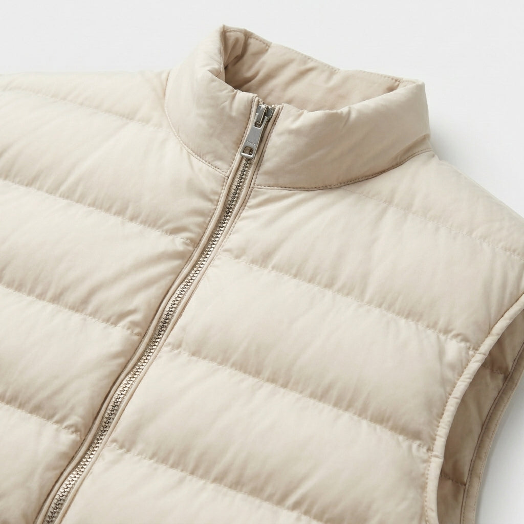 Men’s Lightweight Puffer Gilet Vest Sleeveless Winter Layer SnugBubs Australia