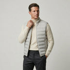Men’s Lightweight Puffer Gilet Vest Sleeveless Winter Layer SnugBubs Australia