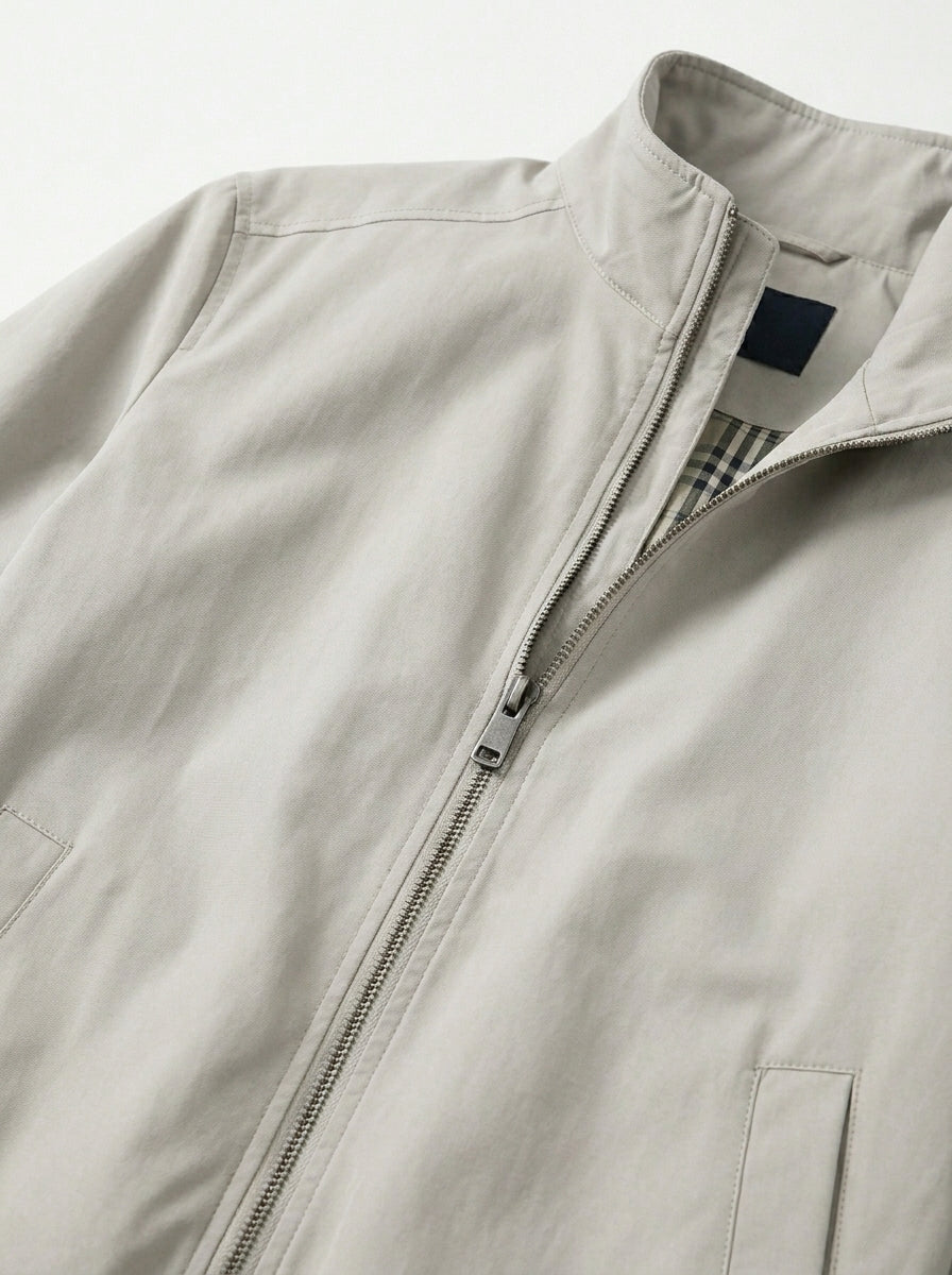 Men’s Lightweight Windbreaker Jacket Casual Zip Front Coat SnugBubs Australia