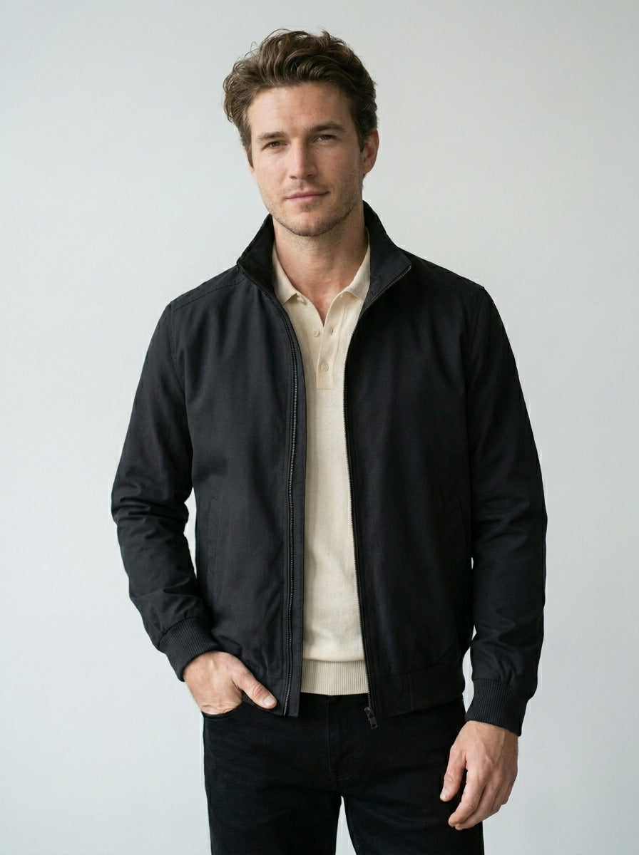 Men’s Lightweight Windbreaker Jacket Casual Zip Front Coat SnugBubs Australia