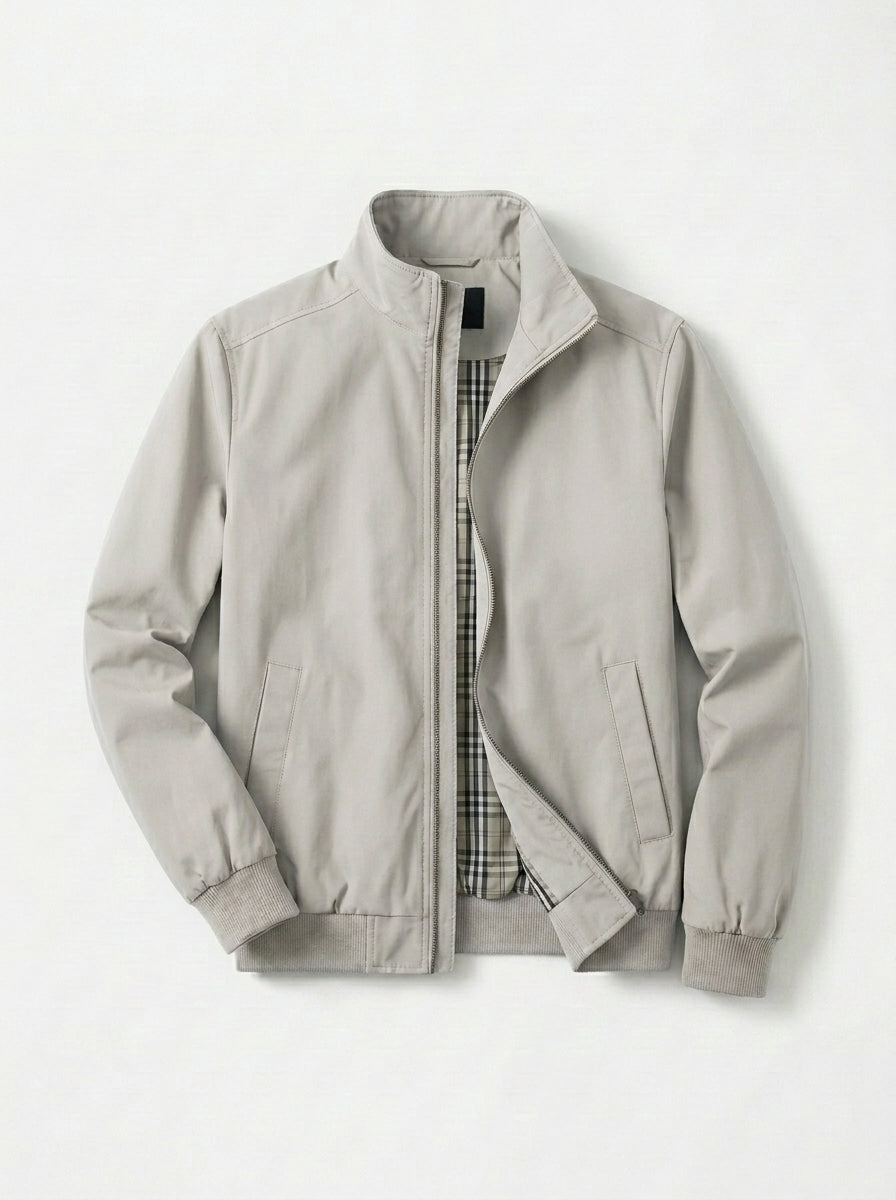 Men’s Lightweight Windbreaker Jacket Casual Zip Front Coat SnugBubs Australia