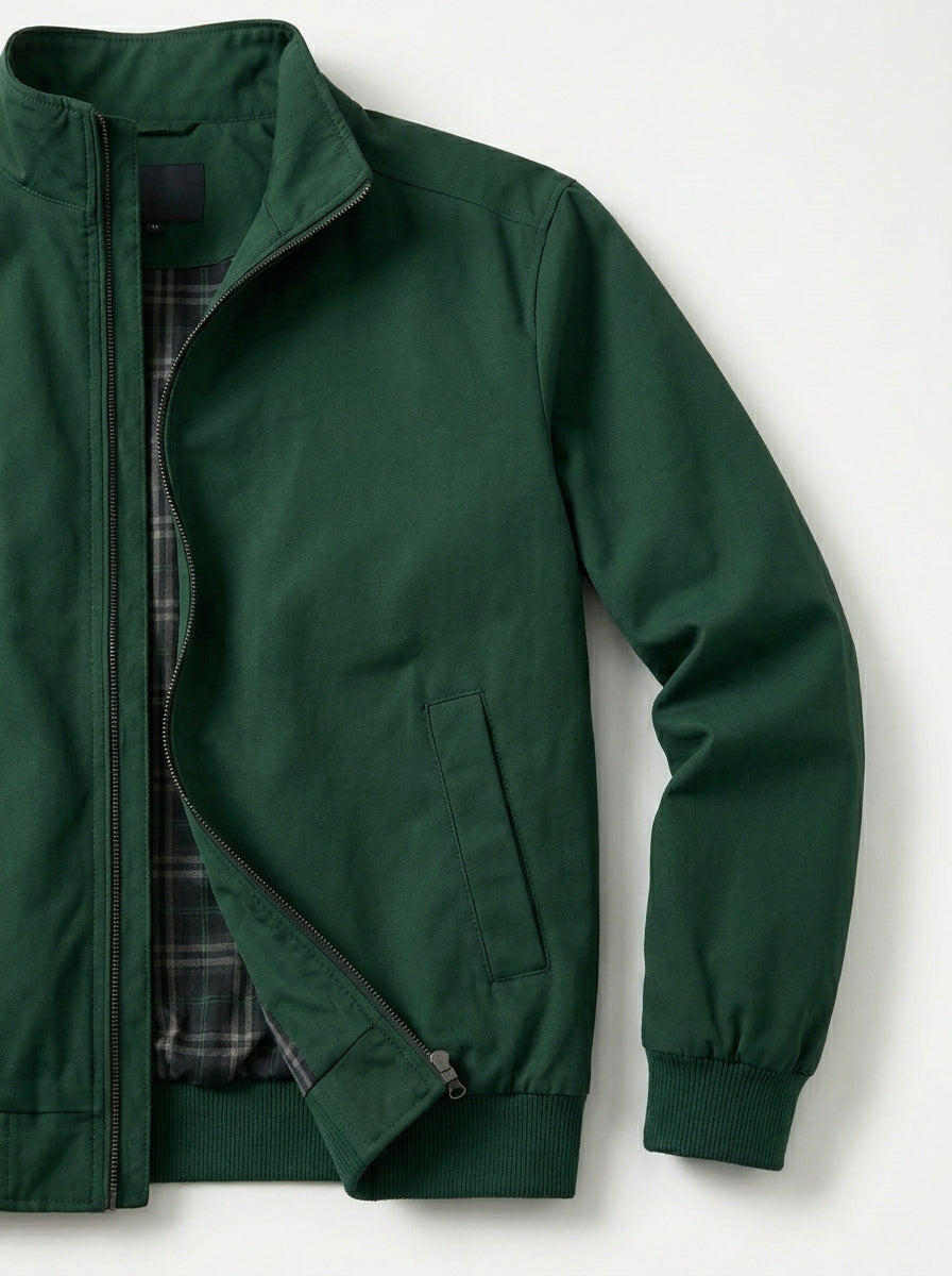 Men’s Lightweight Windbreaker Jacket Casual Zip Front Coat SnugBubs Australia
