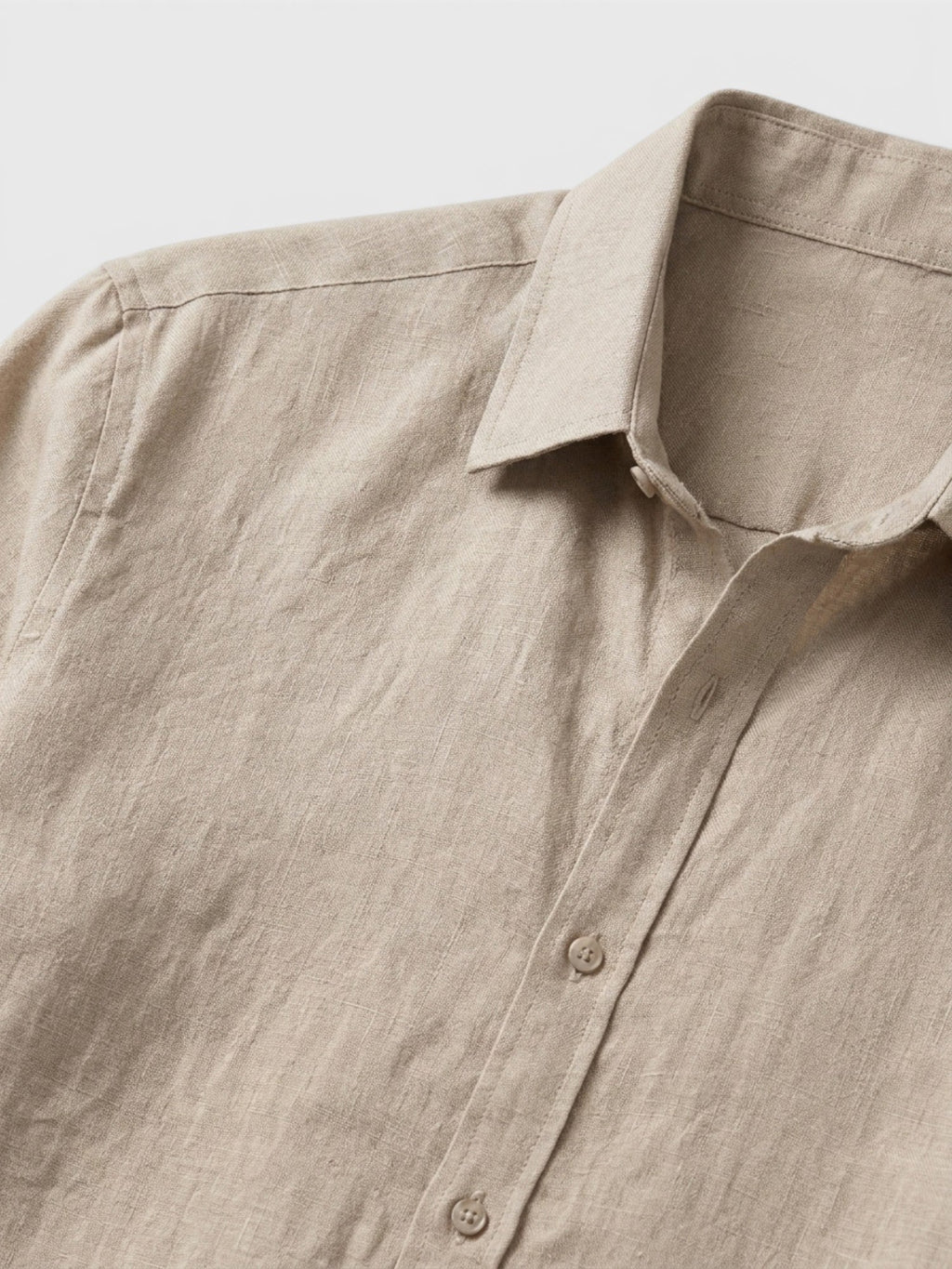 Men’s Linen Button Up Shirt Lightweight Summer Fit SnugBubs Australia