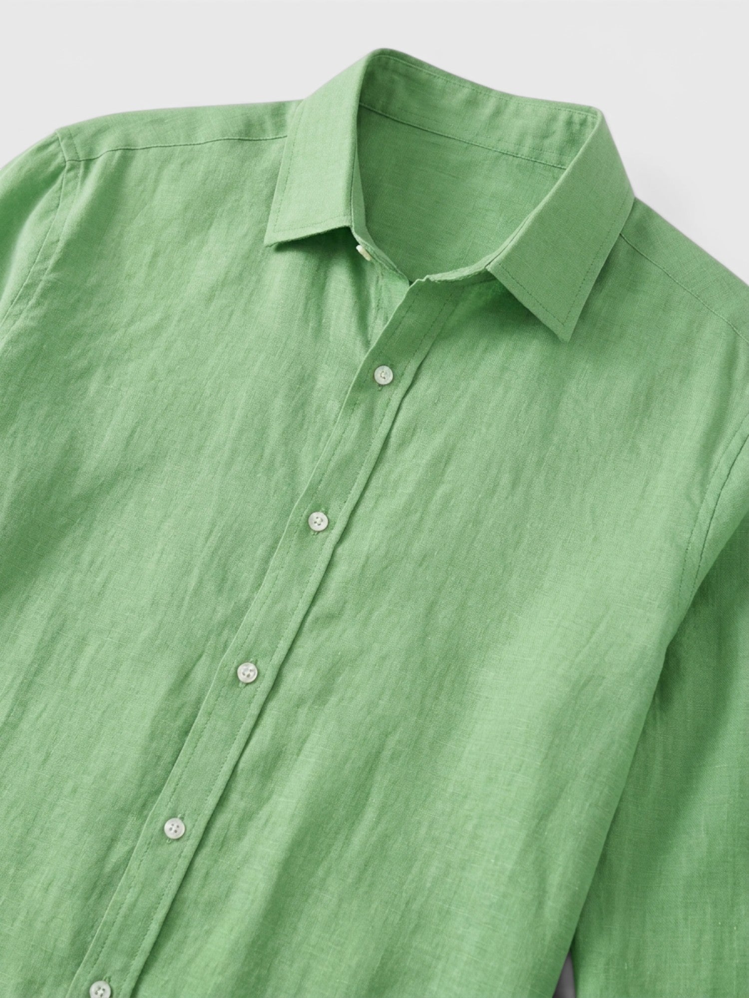 Men’s Linen Button Up Shirt Lightweight Summer Fit SnugBubs Australia