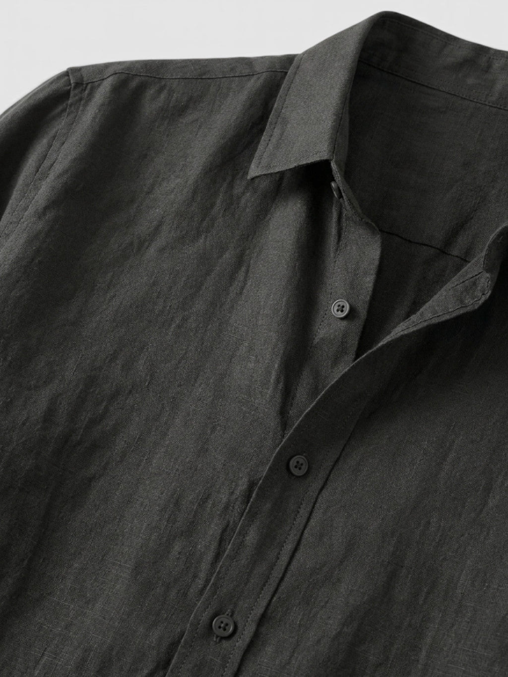 Men’s Linen Button Up Shirt Lightweight Summer Fit SnugBubs Australia