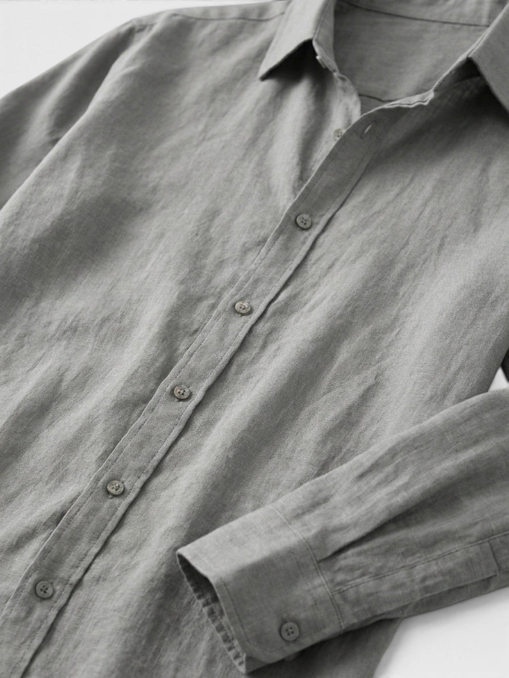 Men’s Linen Button Up Shirt Lightweight Summer Fit SnugBubs Australia