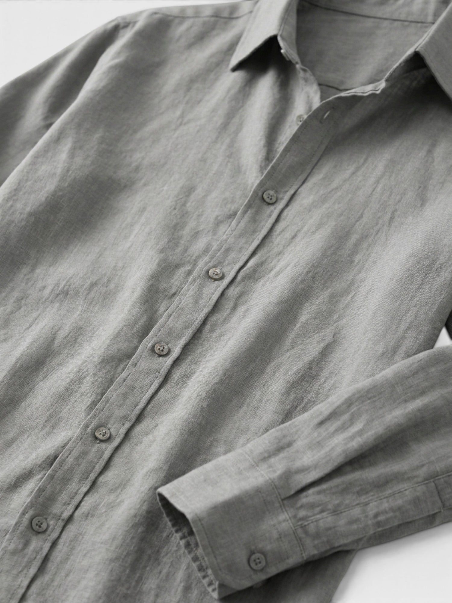 Men’s Linen Button Up Shirt Lightweight Summer Fit SnugBubs Australia