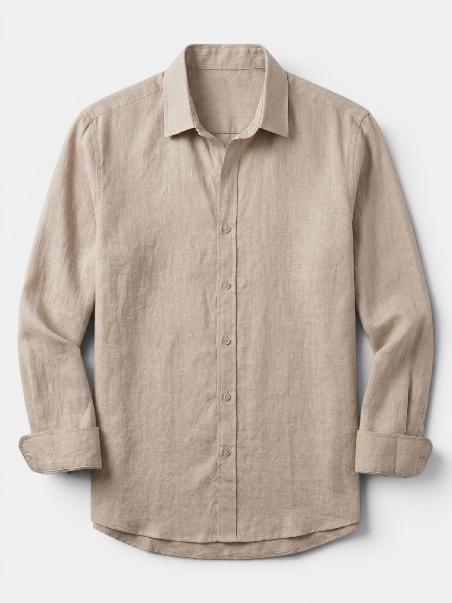 Men’s Linen Button Up Shirt Lightweight Summer Fit SnugBubs Australia