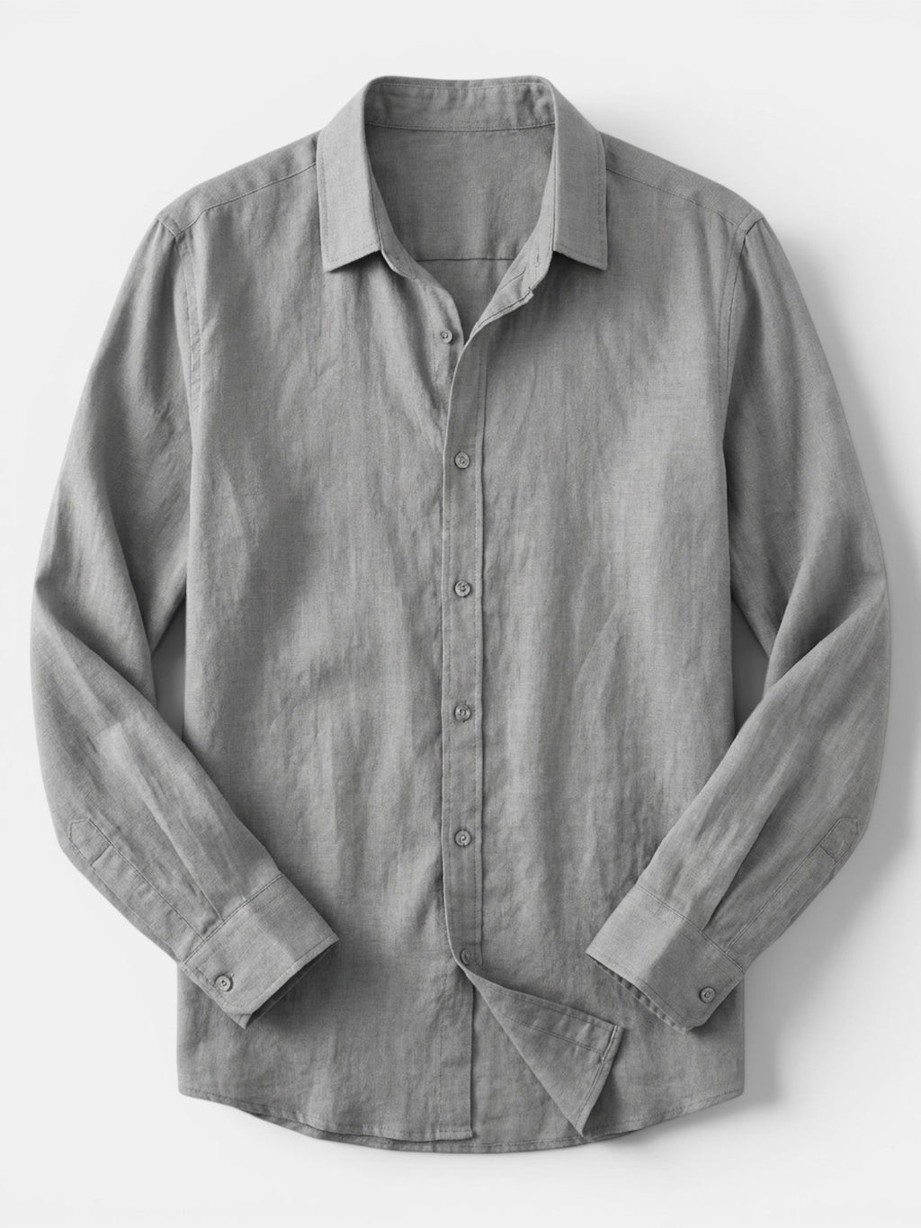 Men’s Linen Button Up Shirt Lightweight Summer Fit SnugBubs Australia