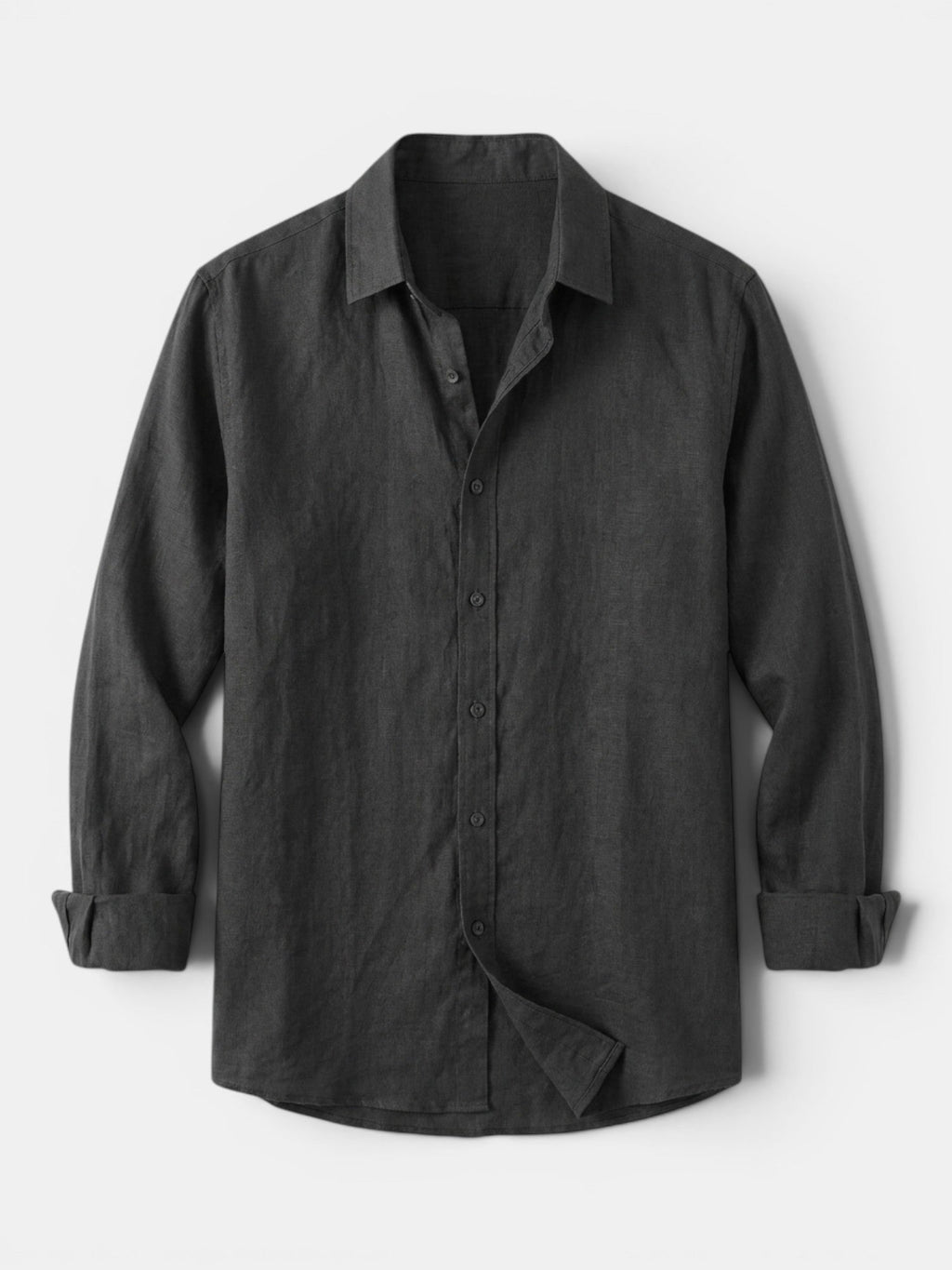 Men’s Linen Button Up Shirt Lightweight Summer Fit SnugBubs Australia