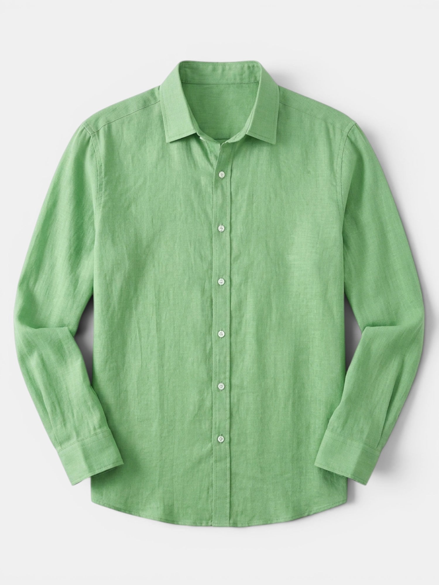 Men’s Linen Button Up Shirt Lightweight Summer Fit SnugBubs Australia