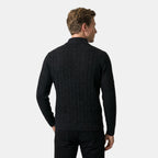 Men’s Quarter Zip Knit Sweater Classic Cable Texture SnugBubs Australia