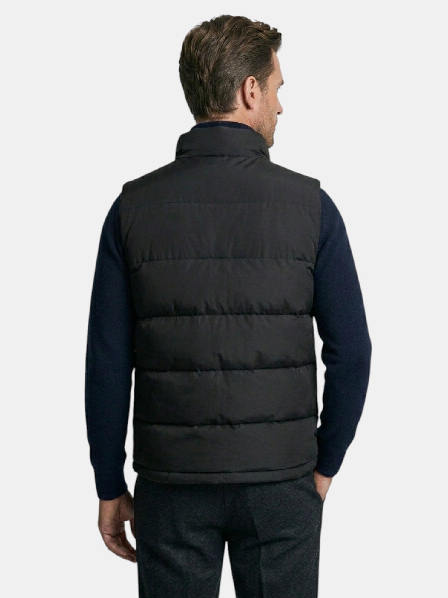 Men’s Quilted Bodywarmer Warm Zip Up Puffer Vest SnugBubs Australia