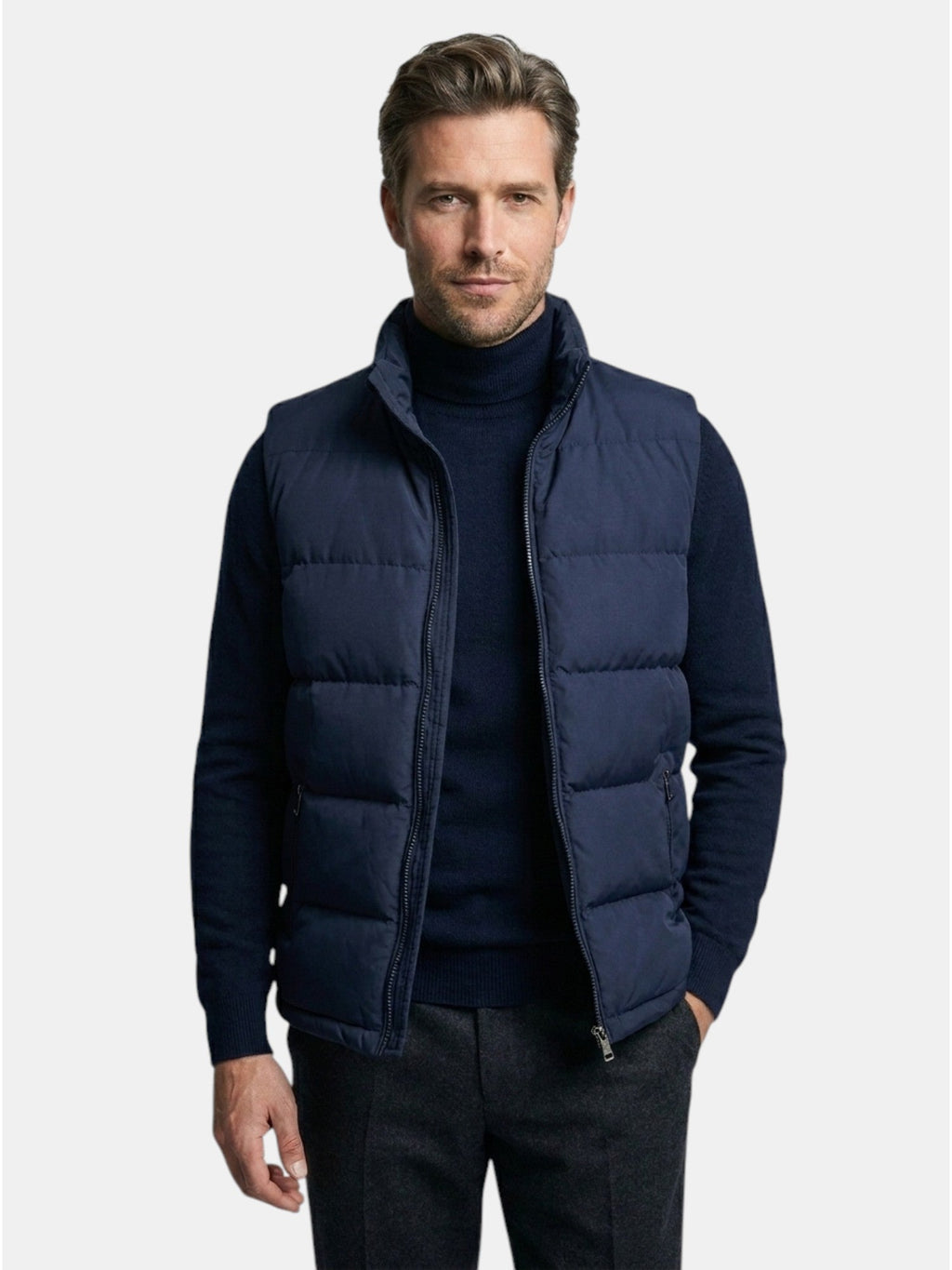 Men’s Quilted Bodywarmer Warm Zip Up Puffer Vest SnugBubs Australia