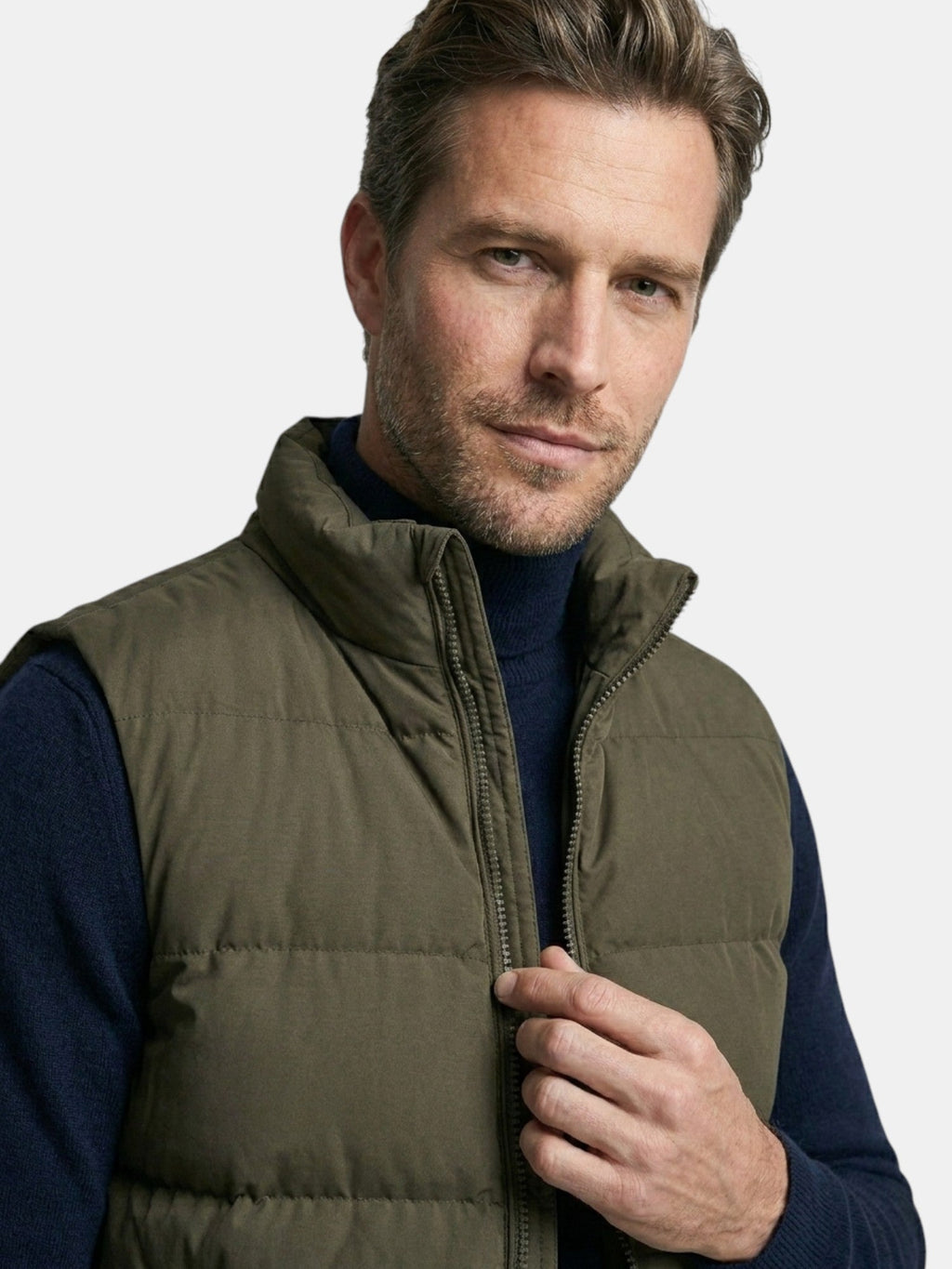 Men’s Quilted Bodywarmer Warm Zip Up Puffer Vest SnugBubs Australia