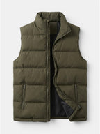 Men’s Quilted Bodywarmer Warm Zip Up Puffer Vest SnugBubs Australia