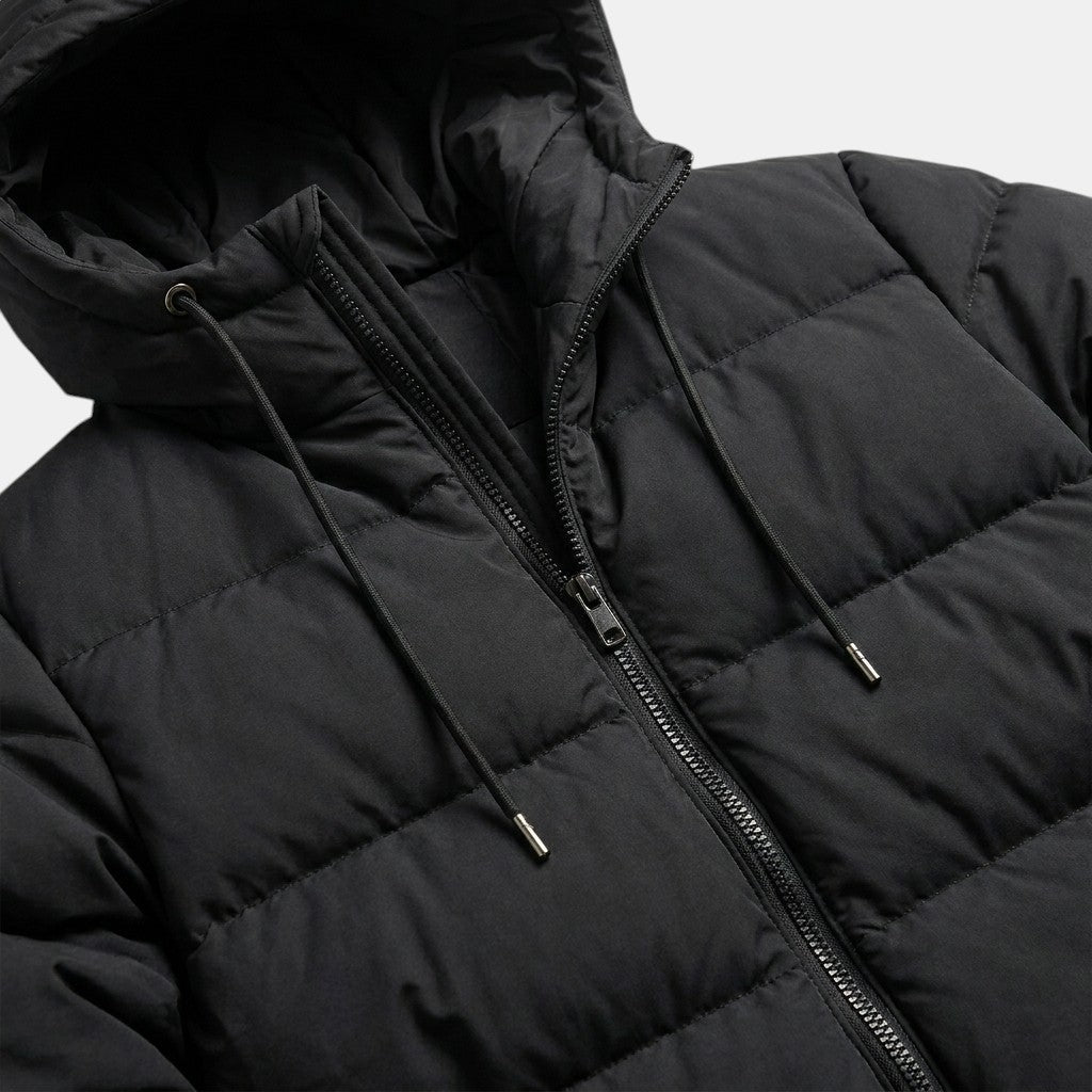 Men’s Quilted Puffer Jacket with Hood Lightweight Winter Coat SnugBubs Australia