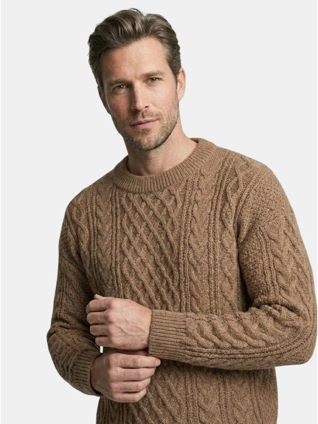 Men’s Soft Cotton Knit Sweater Classic Striped Pullover SnugBubs Australia