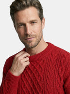Men’s Soft Cotton Knit Sweater Classic Striped Pullover SnugBubs Australia