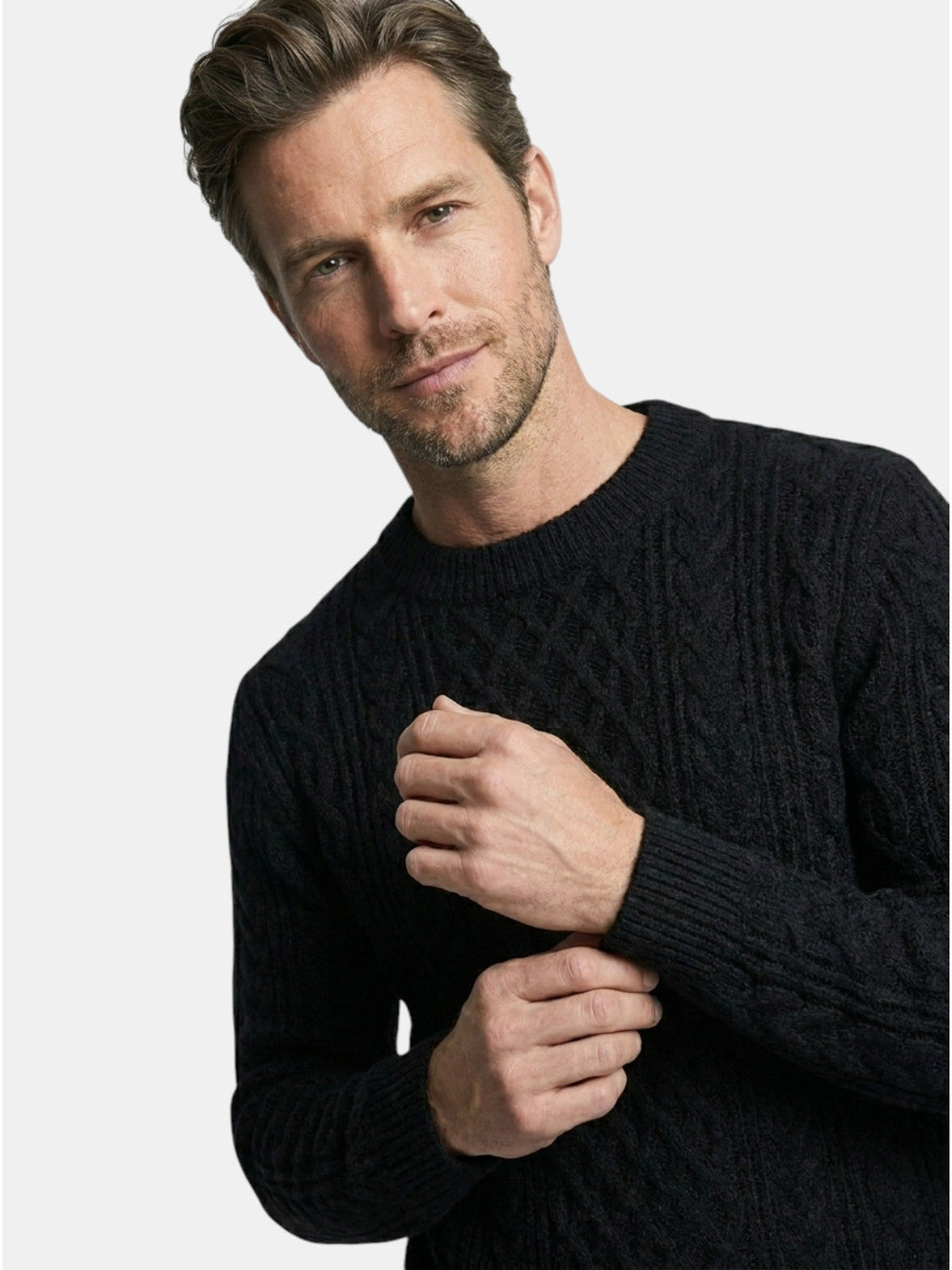 Men’s Soft Cotton Knit Sweater Classic Striped Pullover SnugBubs Australia