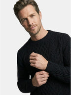 Men’s Soft Cotton Knit Sweater Classic Striped Pullover SnugBubs Australia