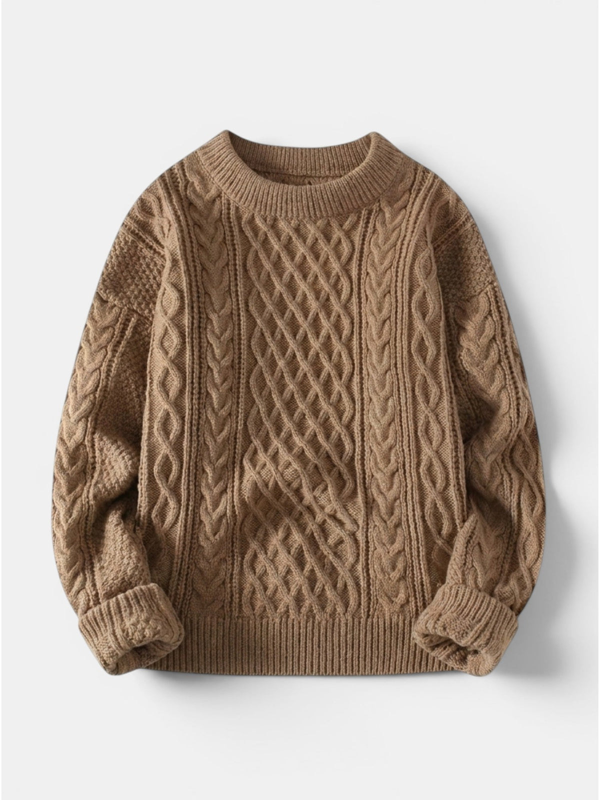 Men’s Soft Cotton Knit Sweater Classic Striped Pullover SnugBubs Australia