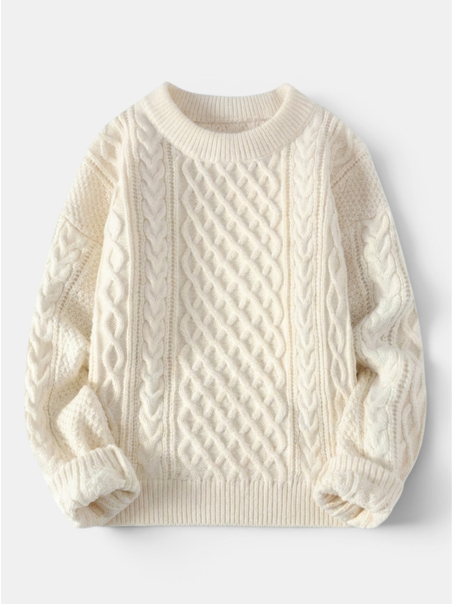 Men’s Soft Cotton Knit Sweater Classic Striped Pullover SnugBubs Australia