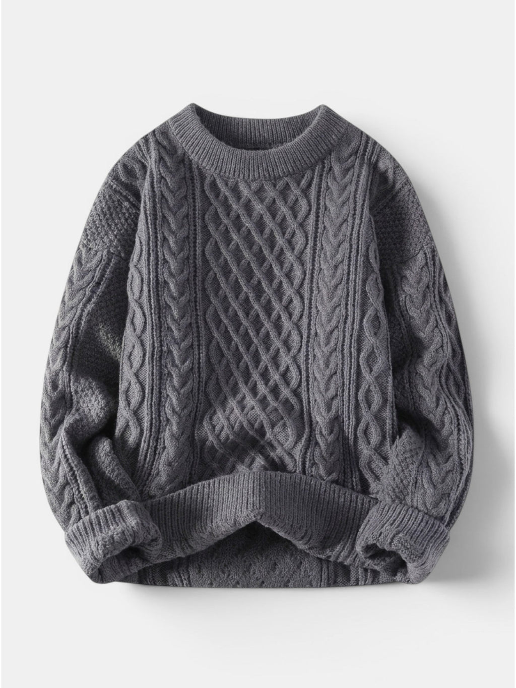 Men’s Soft Cotton Knit Sweater Classic Striped Pullover SnugBubs Australia