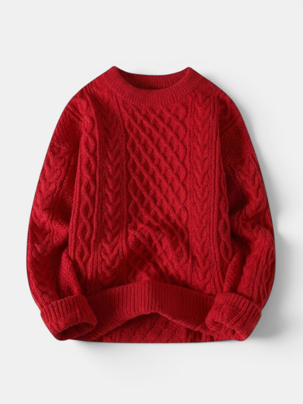 Men’s Soft Cotton Knit Sweater Classic Striped Pullover SnugBubs Australia