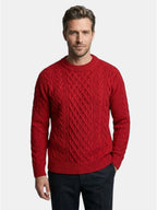 Men’s Soft Cotton Knit Sweater Classic Striped Pullover SnugBubs Australia
