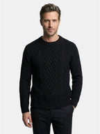Men’s Soft Cotton Knit Sweater Classic Striped Pullover SnugBubs Australia