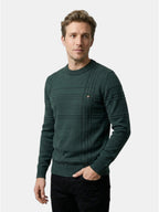 Men’s Soft Cotton Knit Sweater Classic Striped Pullover SnugBubs Australia