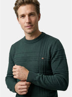 Men’s Soft Cotton Knit Sweater Classic Striped Pullover SnugBubs Australia