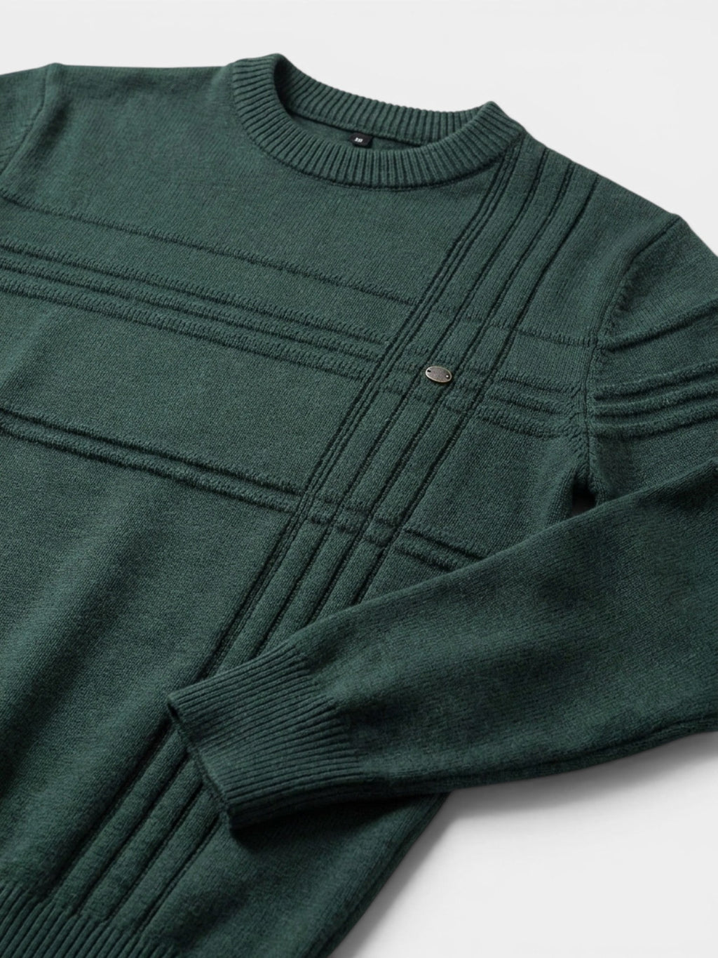Men’s Soft Cotton Knit Sweater Classic Striped Pullover SnugBubs Australia